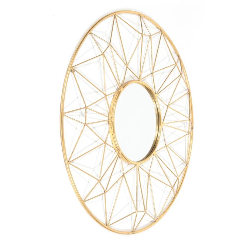 Gild Design House Hana Metal Mirror - Gold - A/N