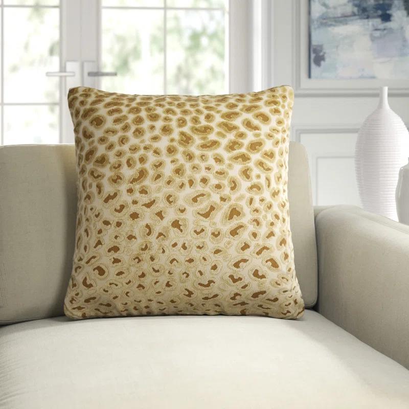 D.V. Kap Cheetah Animal Print Throw Pillow