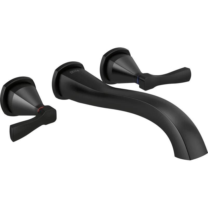 Stryke Double Handle Wall Mounted Tub Spout Trim