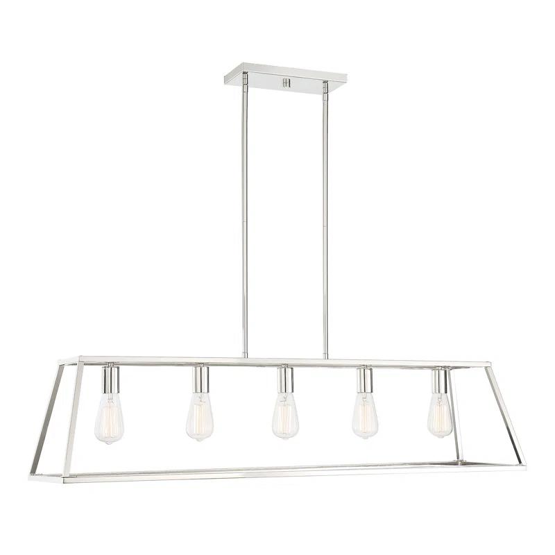 Clare 5 Light Metal Dimmable Kitchen Island Chandelier
