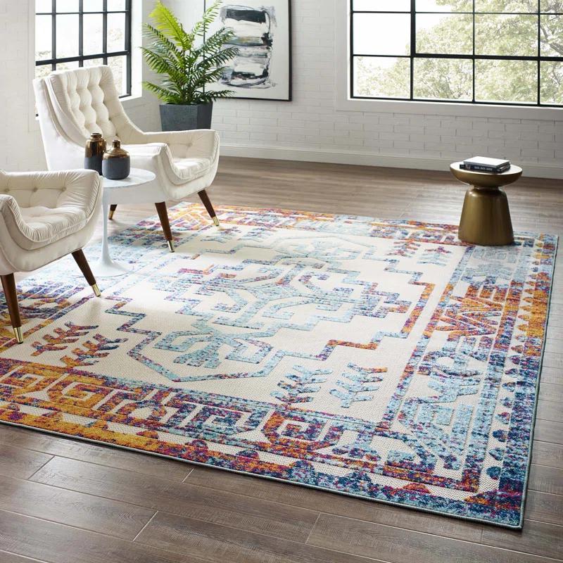 Modway Modway Reflect Nyssa Geometric Southwestern Indoor and Outdoor Area Rug