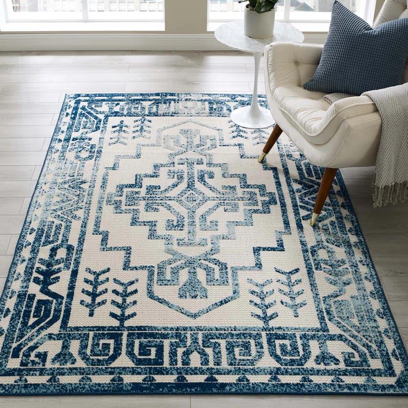 Modway Modway Reflect Nyssa Geometric Southwestern Indoor and Outdoor Area Rug