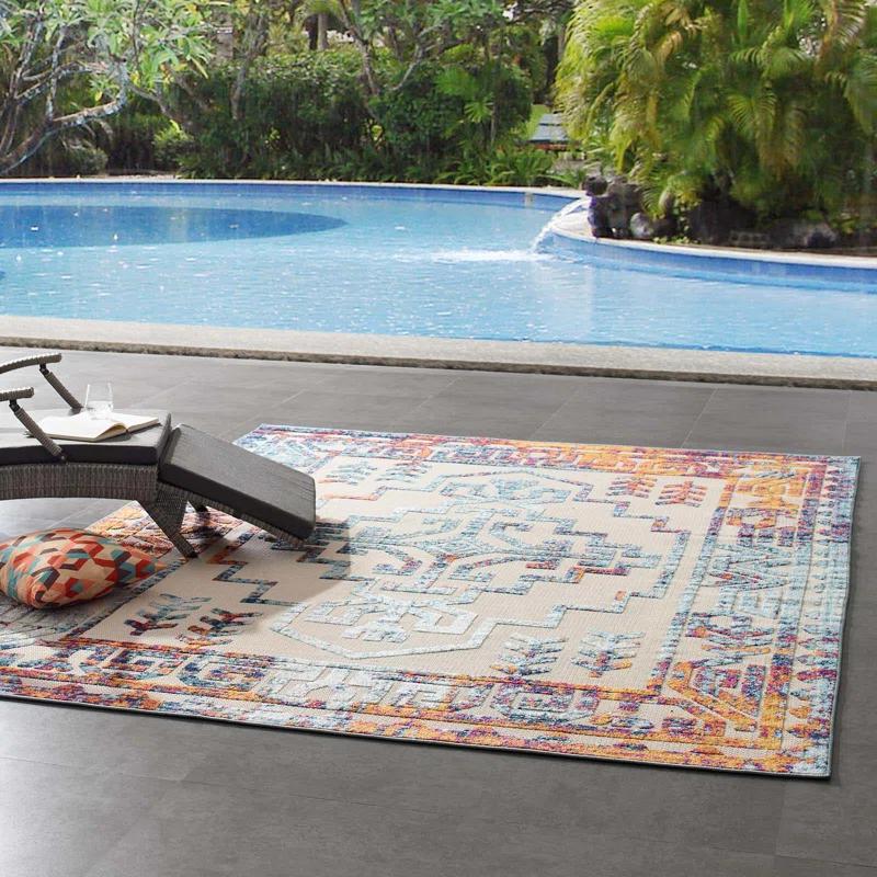 Modway Modway Reflect Nyssa Geometric Southwestern Indoor and Outdoor Area Rug