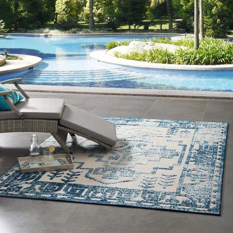 Modway Modway Reflect Nyssa Geometric Southwestern Indoor and Outdoor Area Rug