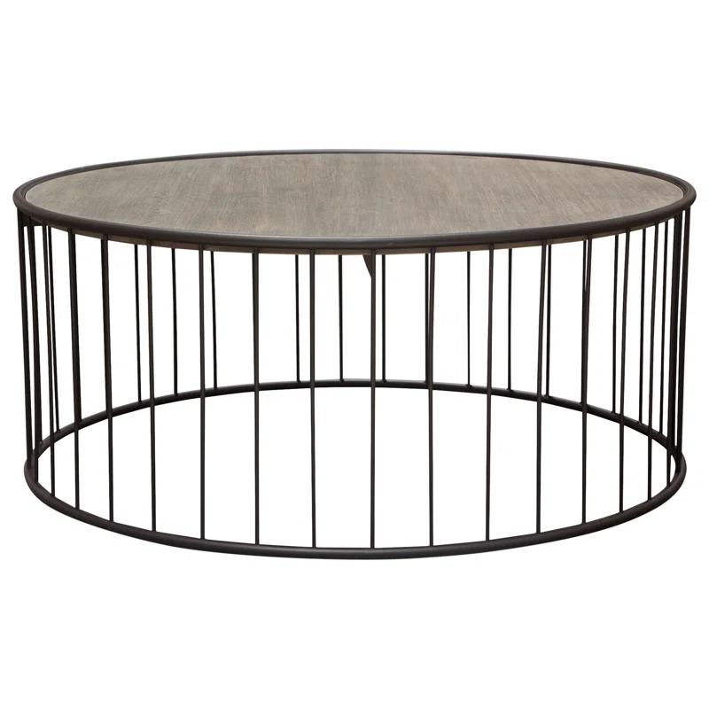 Diamond Sofa Gibson Solid Wood Top Single Coffee Table