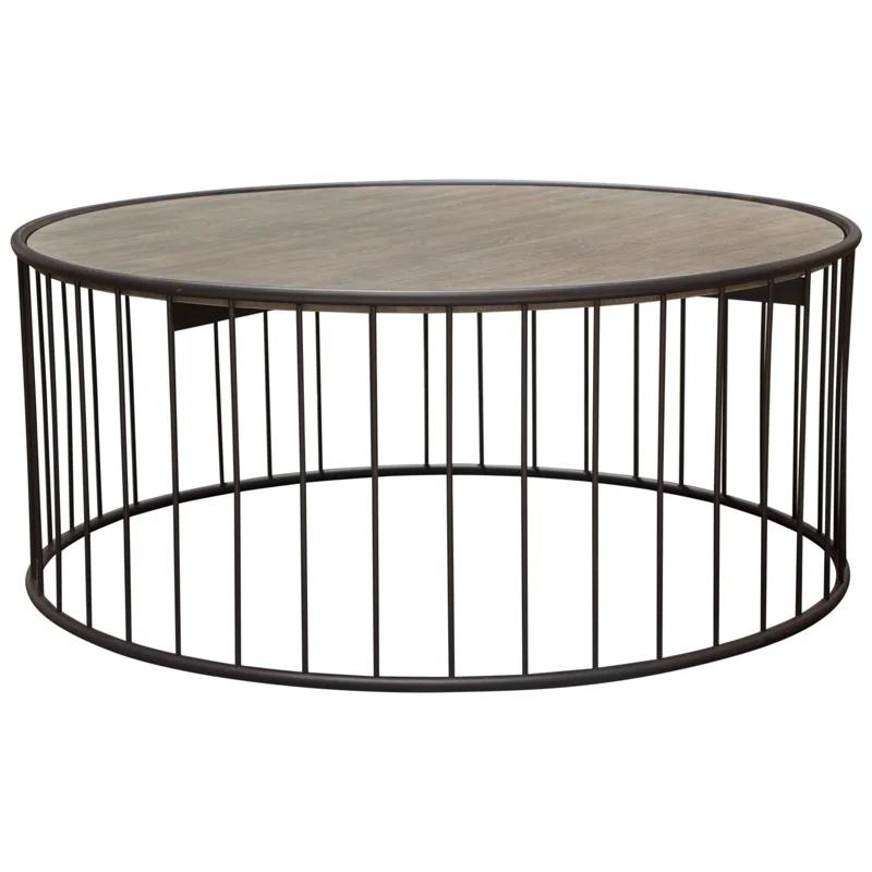Diamond Sofa Gibson Solid Wood Top Single Coffee Table