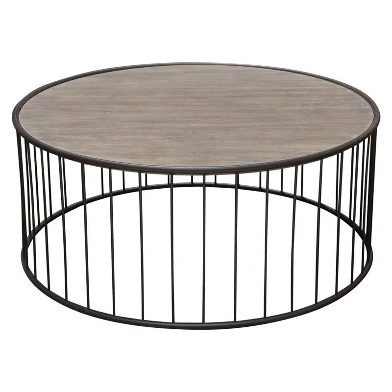 Diamond Sofa Gibson Solid Wood Top Single Coffee Table
