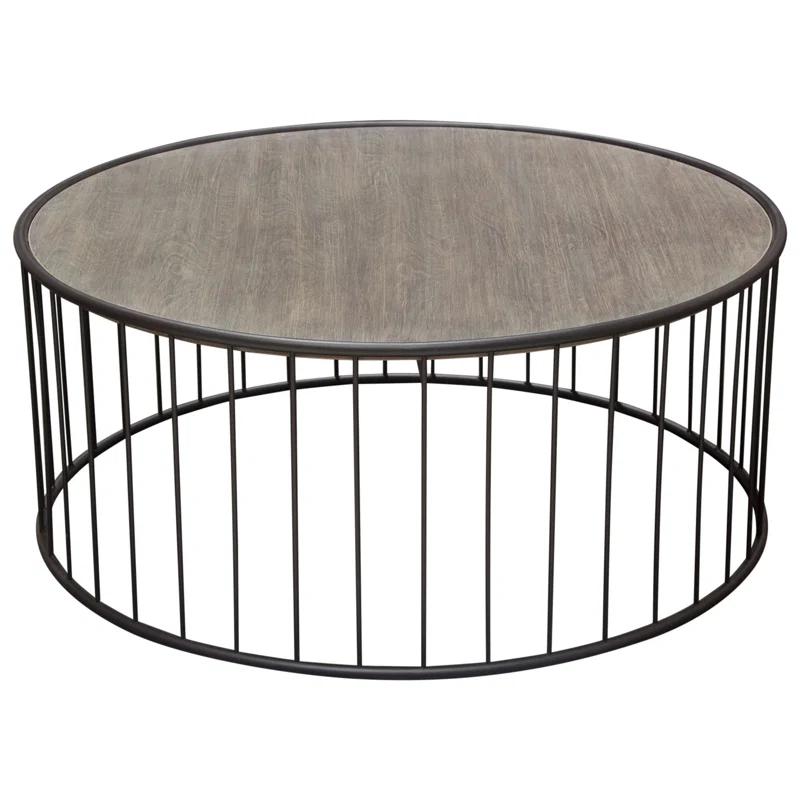 Diamond Sofa Gibson Solid Wood Top Single Coffee Table