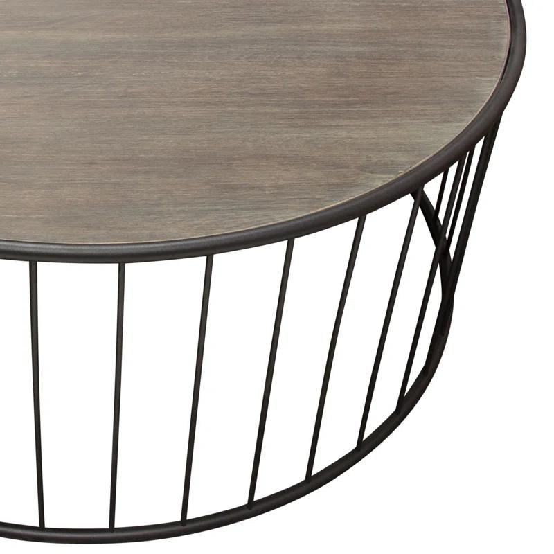 Diamond Sofa Gibson Solid Wood Top Single Coffee Table