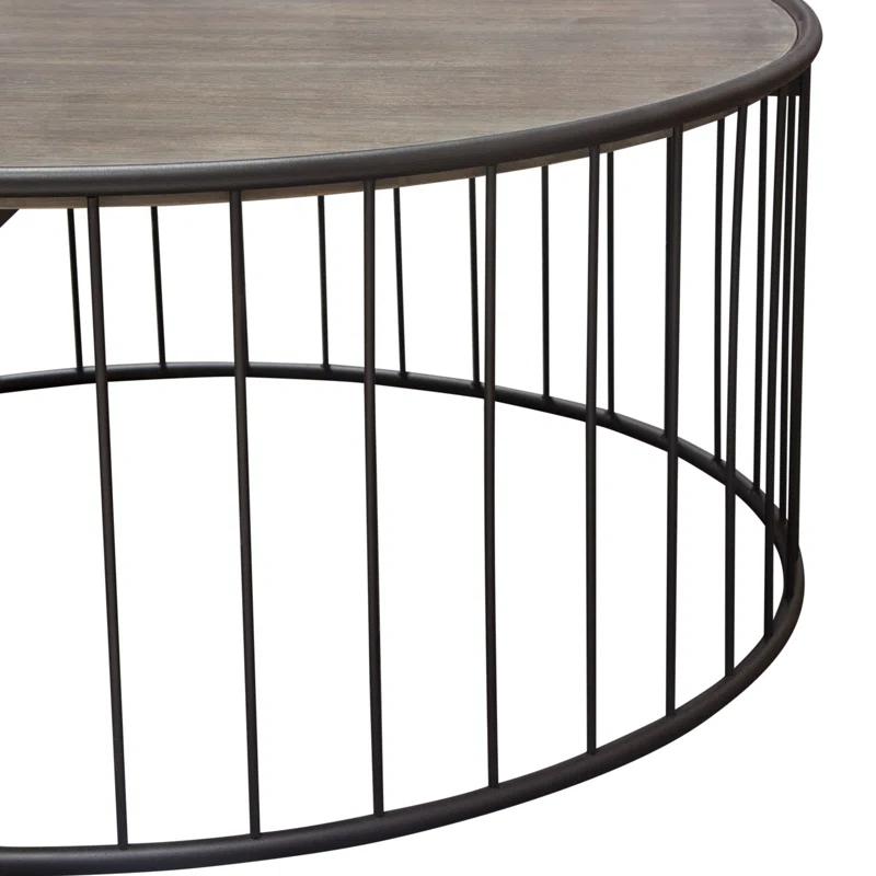 Diamond Sofa Gibson Solid Wood Top Single Coffee Table