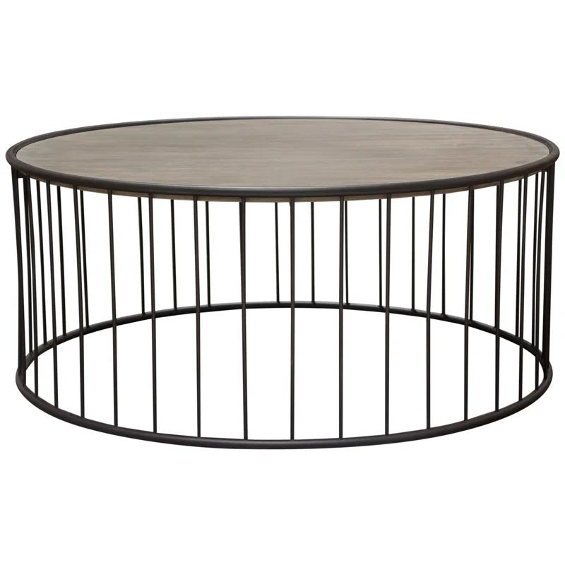 Diamond Sofa Gibson Solid Wood Top Single Coffee Table