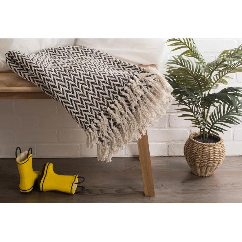 Design Imports Dll Hand Woven Throw Blanket