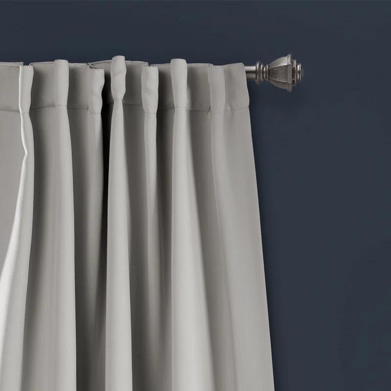 Lush Decor Lush Decor Insulated Back Tab Blackout Polyester Blackout Curtain Pair (Set of 2)