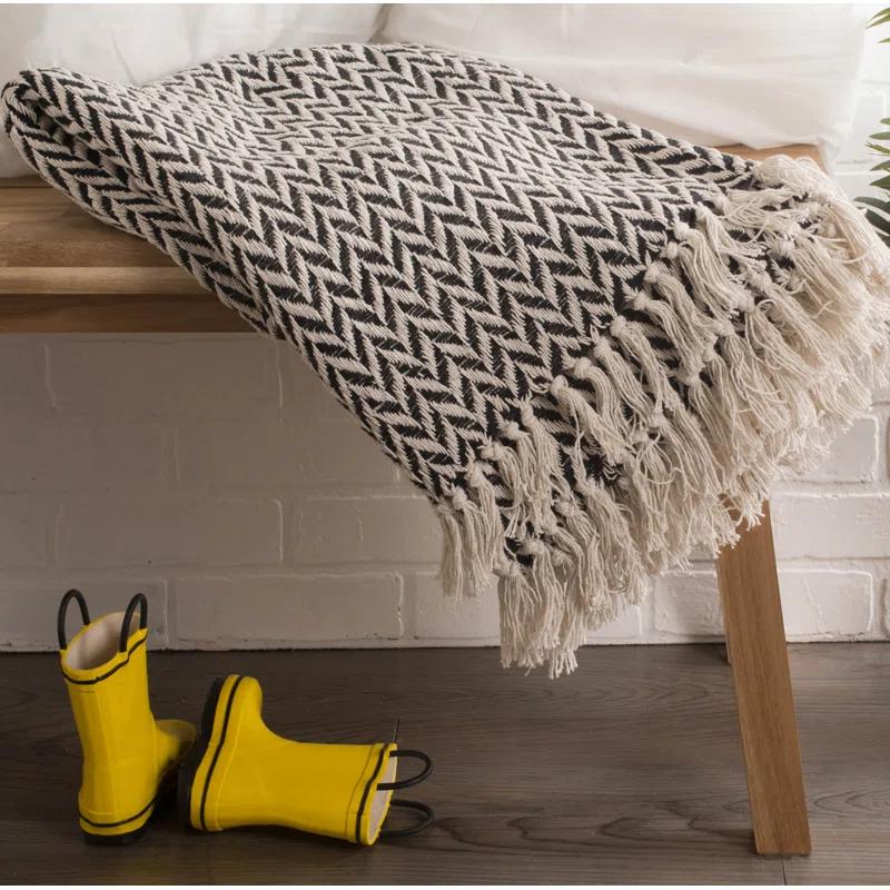 Design Imports Dll Hand Woven Throw Blanket