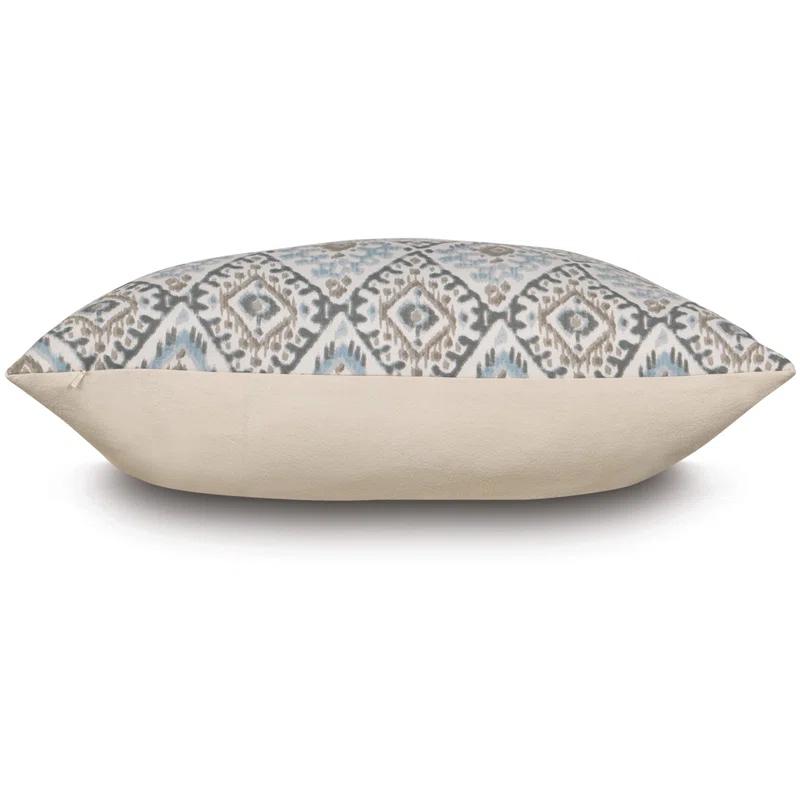 Ikat Cotton Throw Pillow