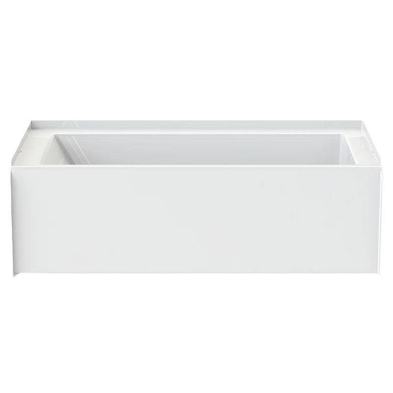 60'' x 31.25'' Alcove / Tile In Soaking Solid Surface Bathtub