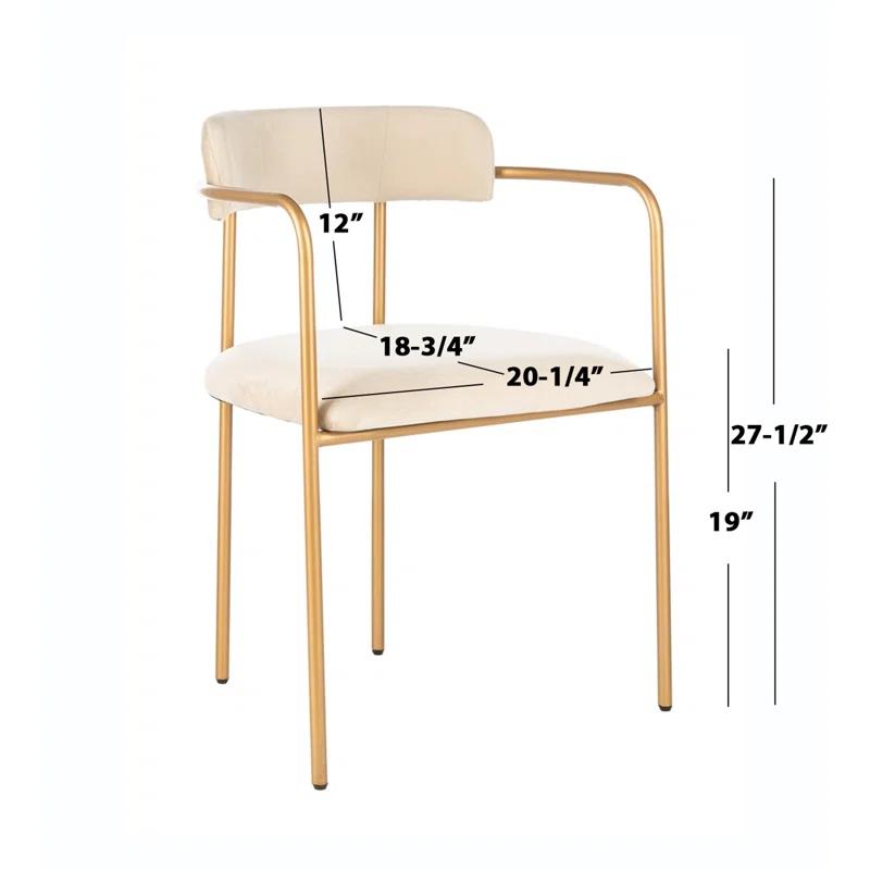 Lenna Upholstered Dining Arm Chair