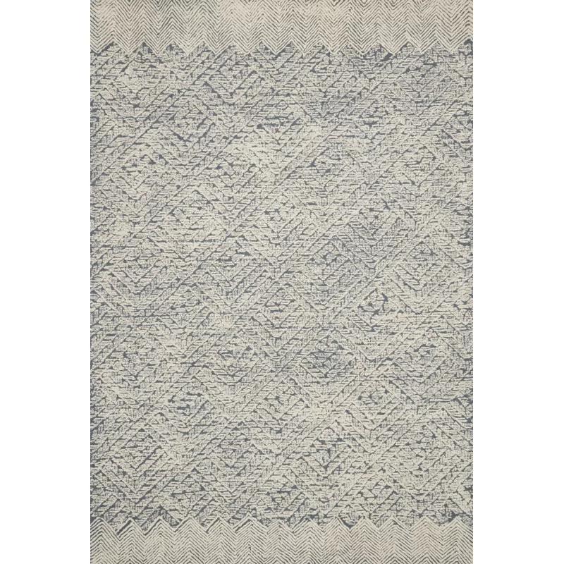Ivory Elegance 5' x 7' Hand-Tufted Wool Transitional Rug