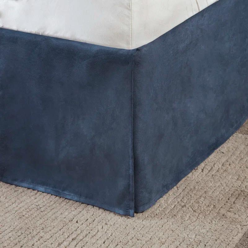 Madison Park Boone 7 Piece Faux Suede Comforter Set