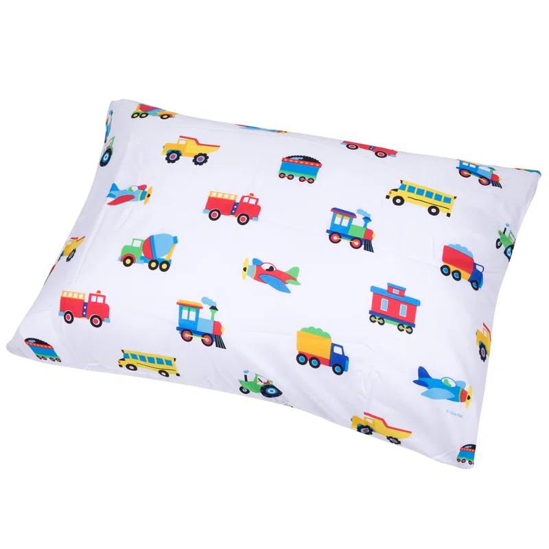 Wildkin Trains, Planes & Trucks Microfiber Pillowcase - Standard
