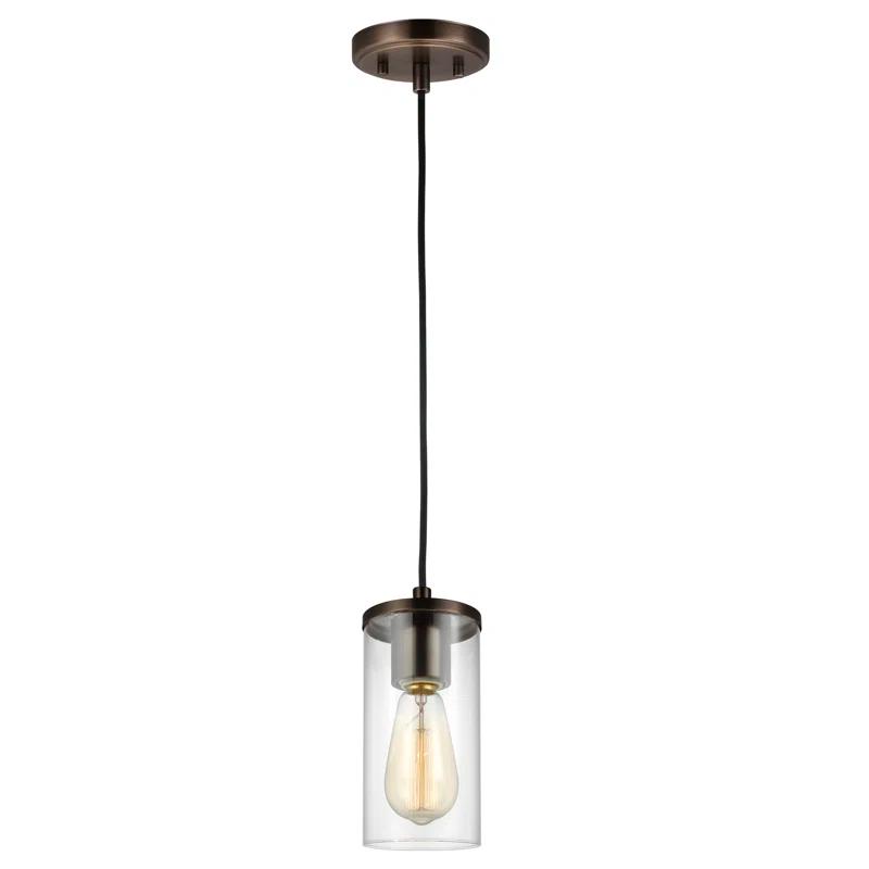 Zire 8.5" Mini Pendant Light in Brushed Oil Rubbed Bronze