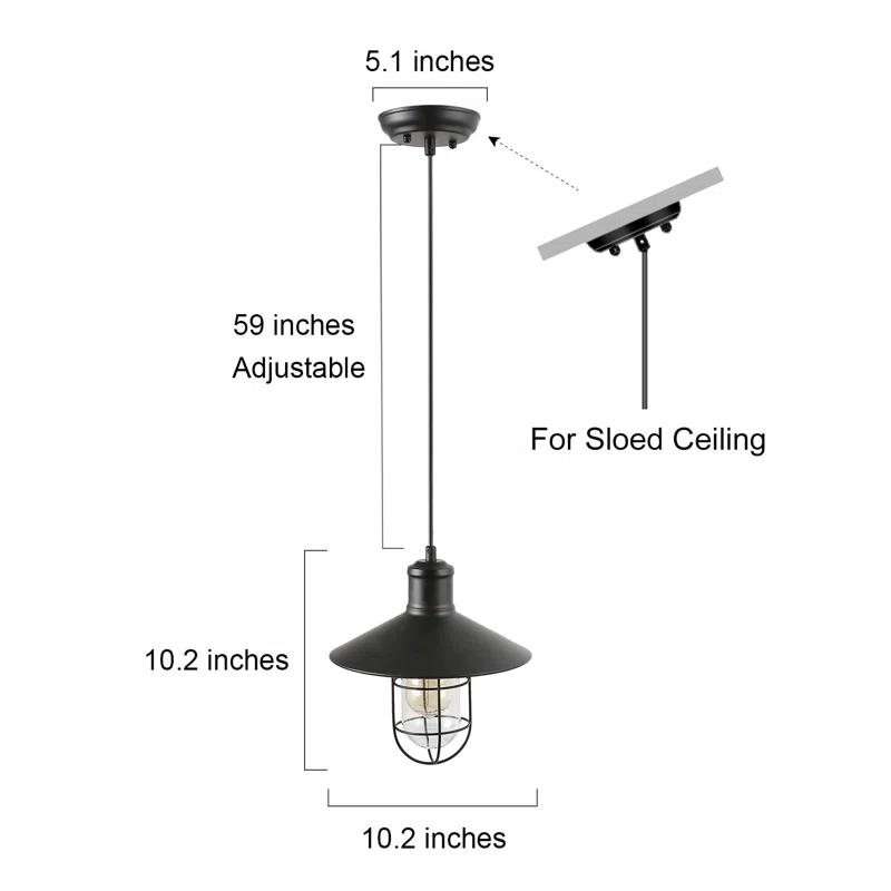 1 - Light Satin Black Single Pendant