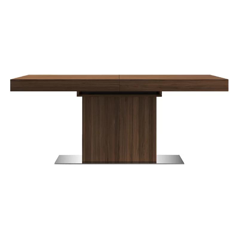 Astor Contemporary Extendable Walnut Dining Table