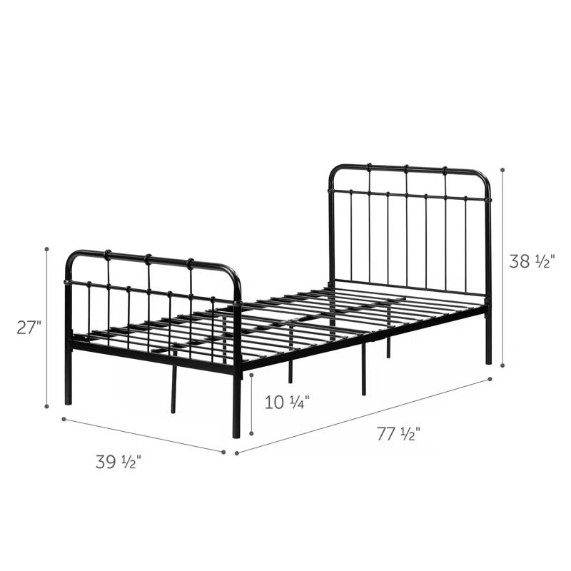 South Shore Cotton Candy Twin Platform Bed