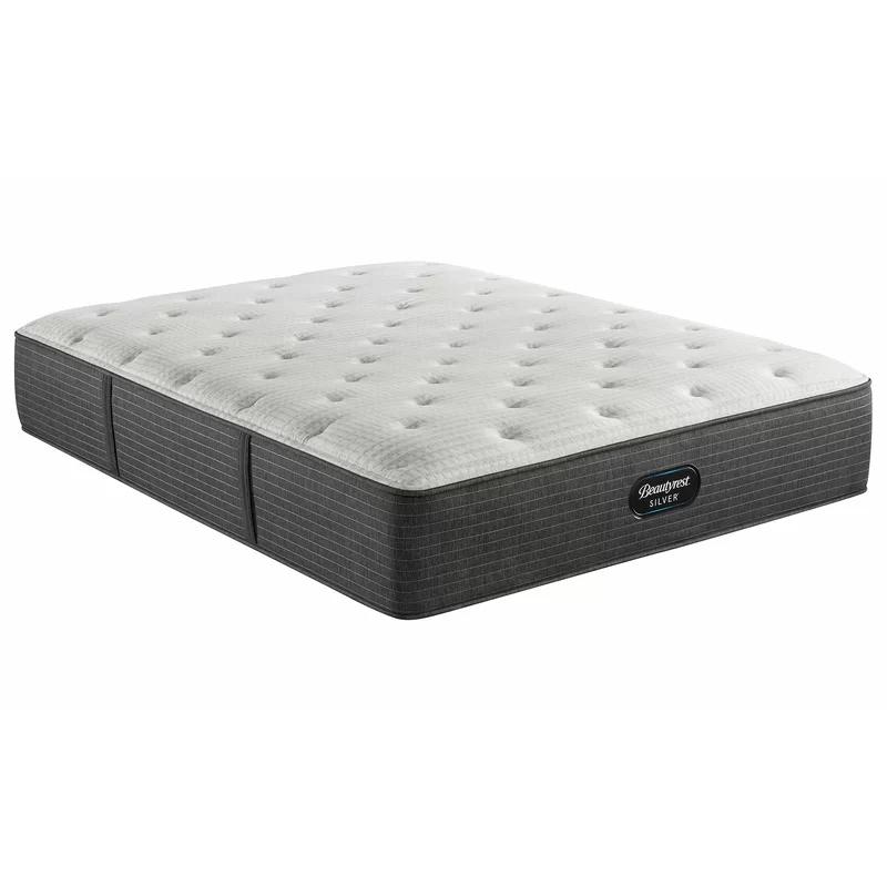 Contemporary White/Gray Cal. King Innerspring Gel Memory Foam Mattress