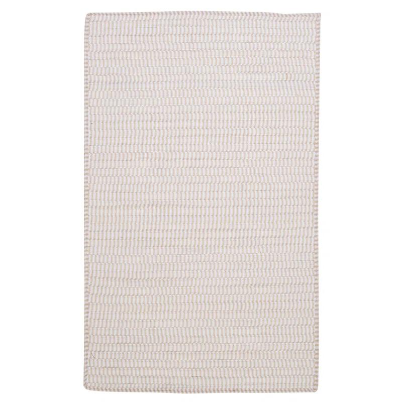 Ophelia & Co. Mcclain Hand Braided White Rug