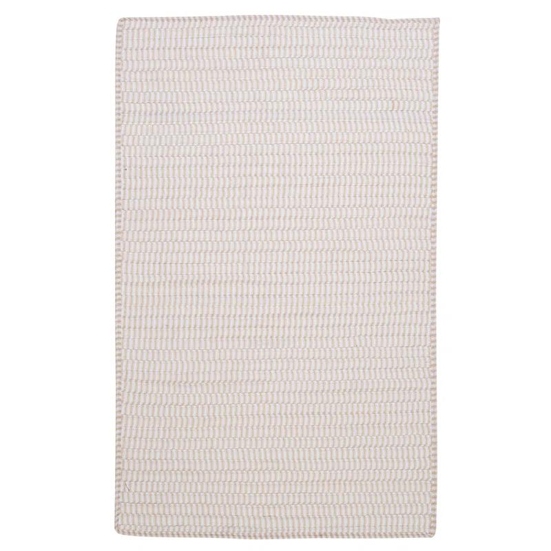 Canvas Stripe 4' x 6' Reversible Braided Wool-Blend Rug