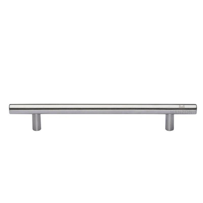 8.38'' Satin Stainless Steel Modern Bar Pull