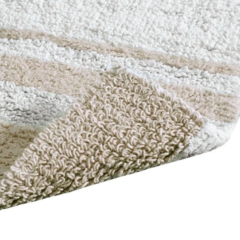 Madison Park Cotton Reversible Bath Rug