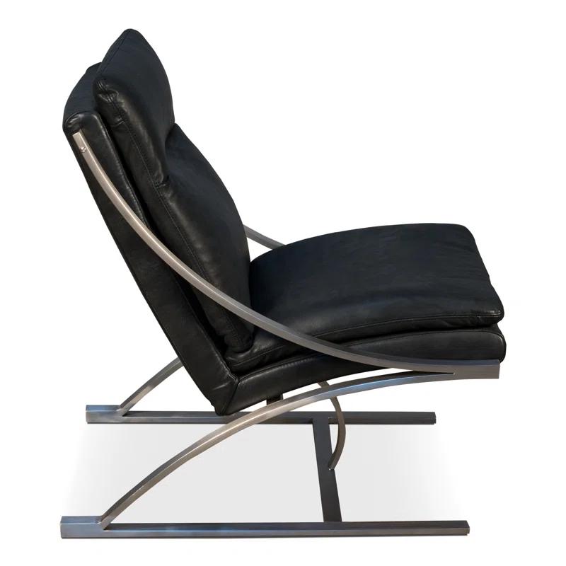Mc Queen Leather Accent Chair