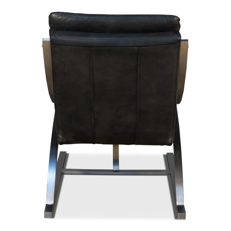 Mc Queen Leather Accent Chair