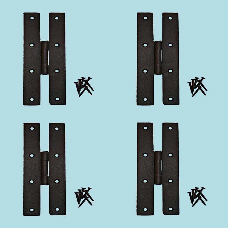 The Renovators Supply Inc. 7" H x 2.25" W Surface Mount Pair Door Hinges (Set of 4)