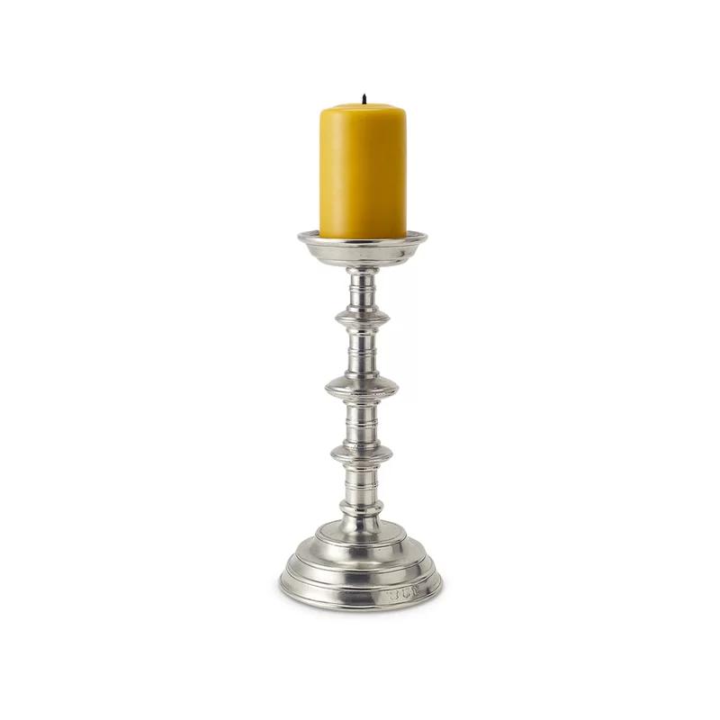 Castello Classic 14.2'' Pewter Tabletop Candlestick by Match