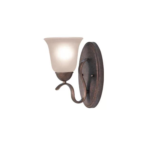 Beaconsfield Marbled Bronze Bath Wall Sconce 9"x16"