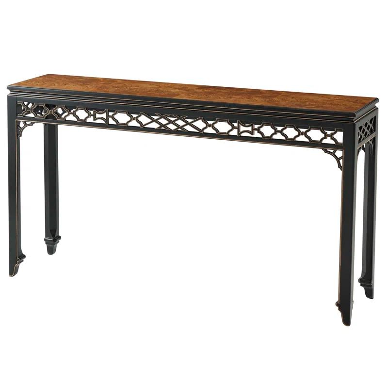 Althorp Living History 60'' Solid Wood Top Console Table
