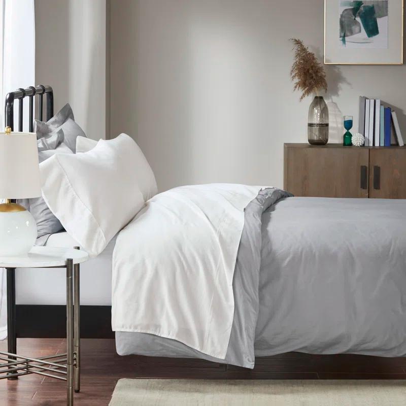 Madison Park 1500 Thread Count Cotton Blend 4-Piece Sheet Set
