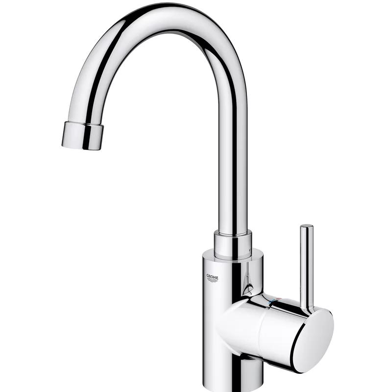 Starlight Chrome Modern Deck Mounted Kitchen Faucet