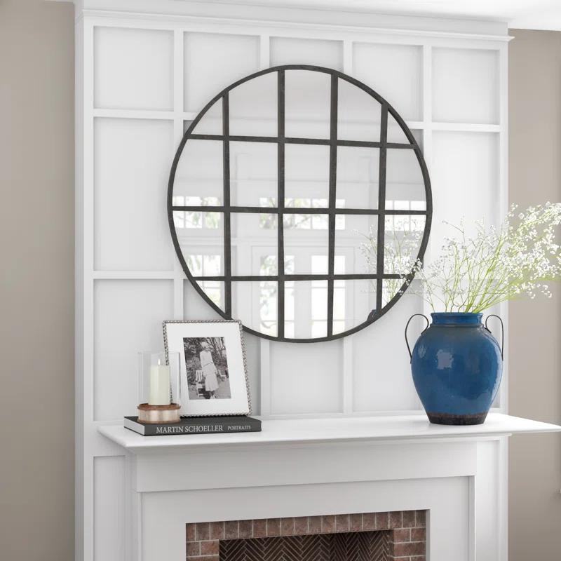 Paneled Modern & Contemporary Accent Mirror