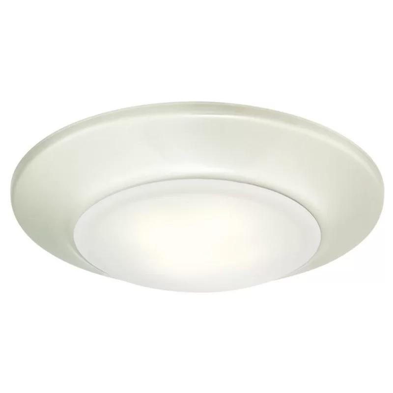 Brushed Nickel 3.9" LED Canless Recessed Downlight 12W