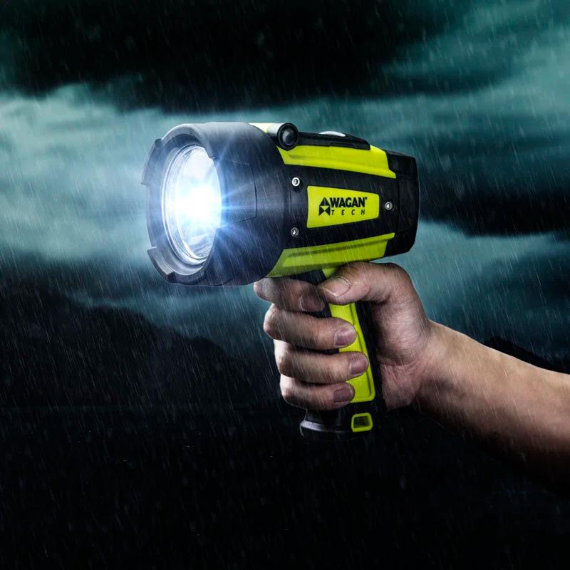 Brite-Nite 600 Lumens Yellow LED Rechargeable Waterproof Spotlight