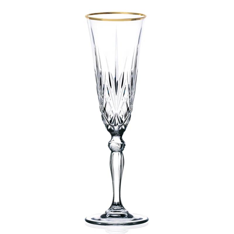 Siena 6oz. Crystal Flute Set (Set of 4)
