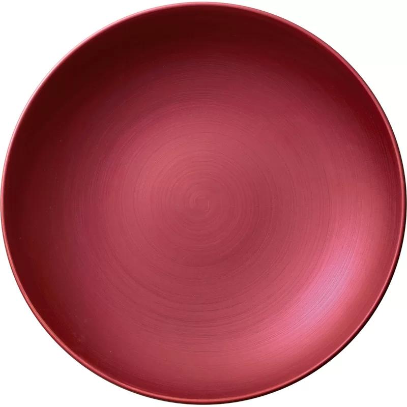 Elegant Copper Glow 23cm Ceramic Deep Bowl for Versatile Dining