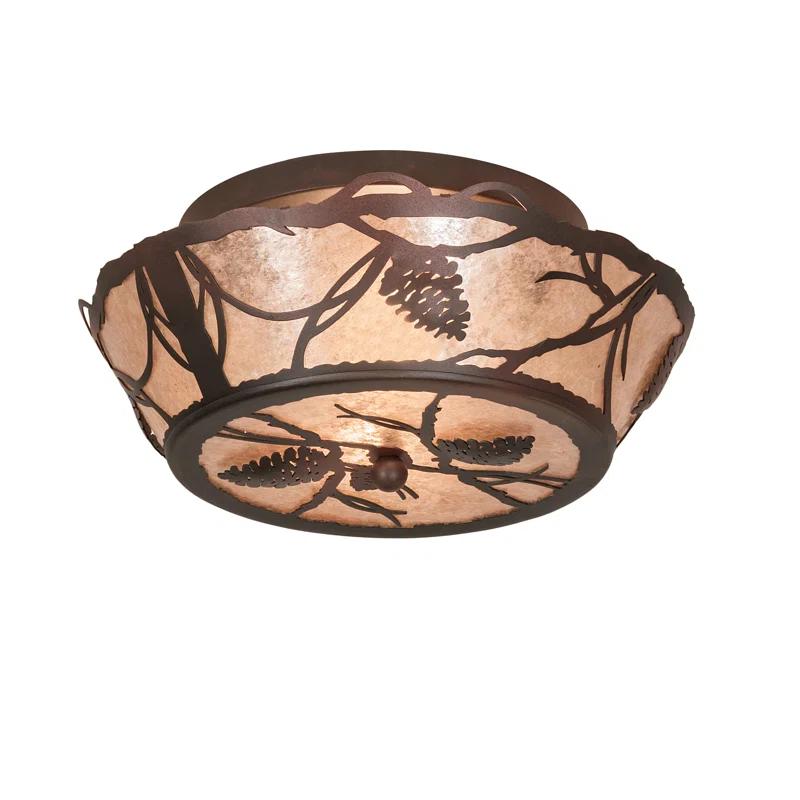 Mica Semi Flush Mount