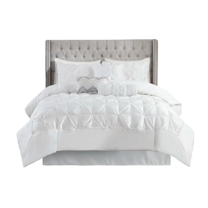 Madison Park Laurel 7 Piece Tufted Comforter Set
