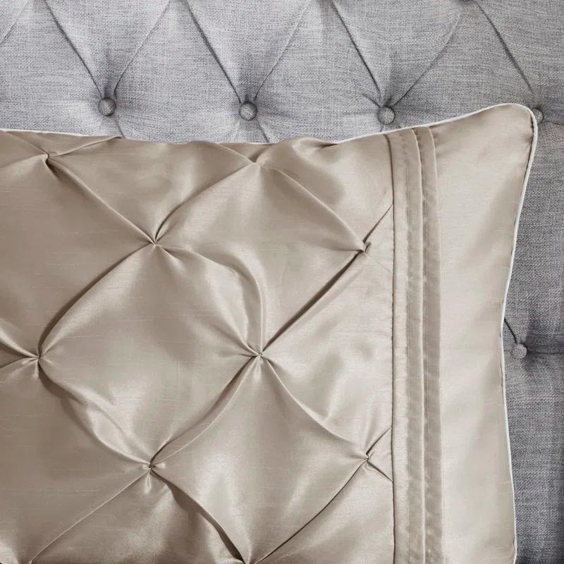 Madison Park Laurel 7 Piece Tufted Comforter Set