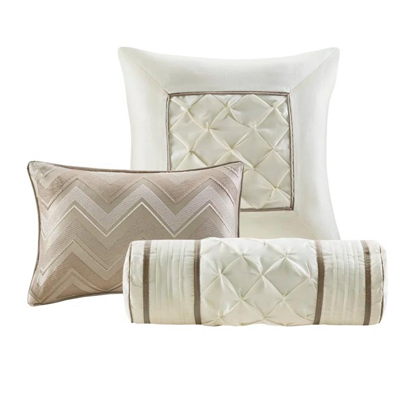 Madison Park Laurel 7 Piece Tufted Comforter Set